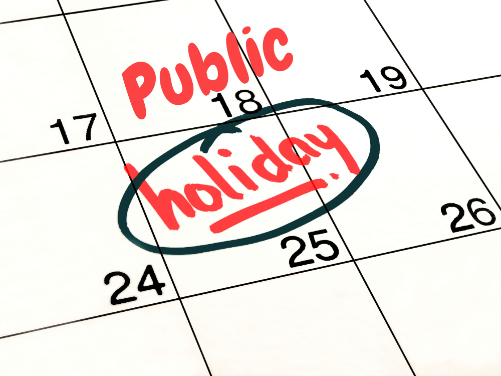 List Of Public Holidays For The Year 2025